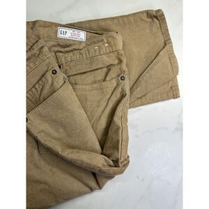 Gap Straight Gapflex Khaki Corduroy Pants, Men's 36 x 30